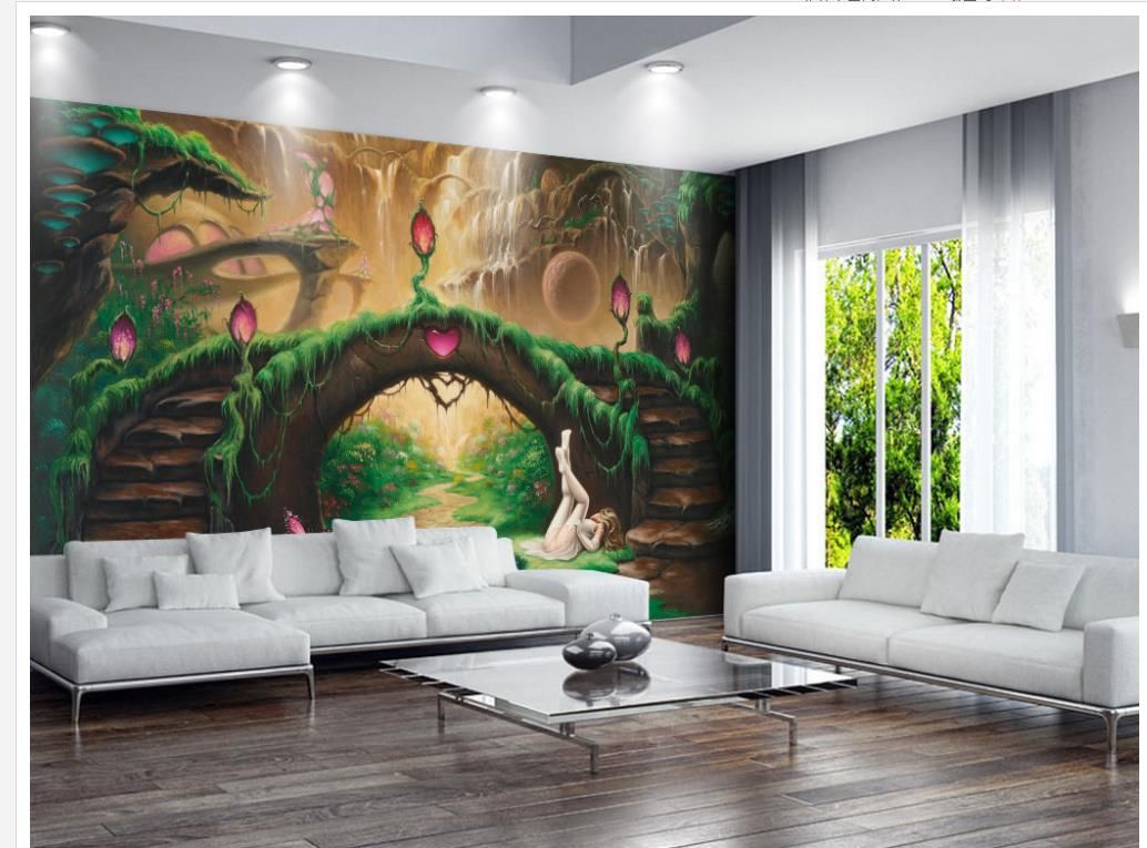 Custom Any Size European Aesthetic Fantasy Fairy Tale Tv Wall