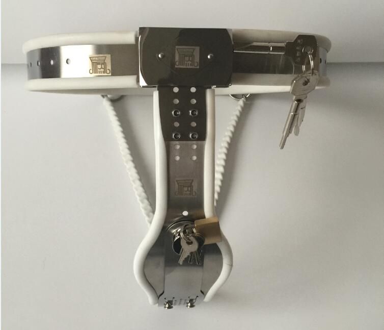El último dispositivo de cinturón de castidad de acero inoxidable de tipo Y ajustable con tapón vaginal previene el escudo de masturbación para adultos Bdsm juguete sexual