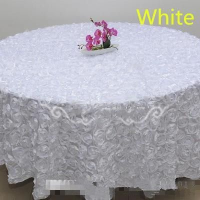 table blush cloth rose flowers pink 3d tablecloth round
