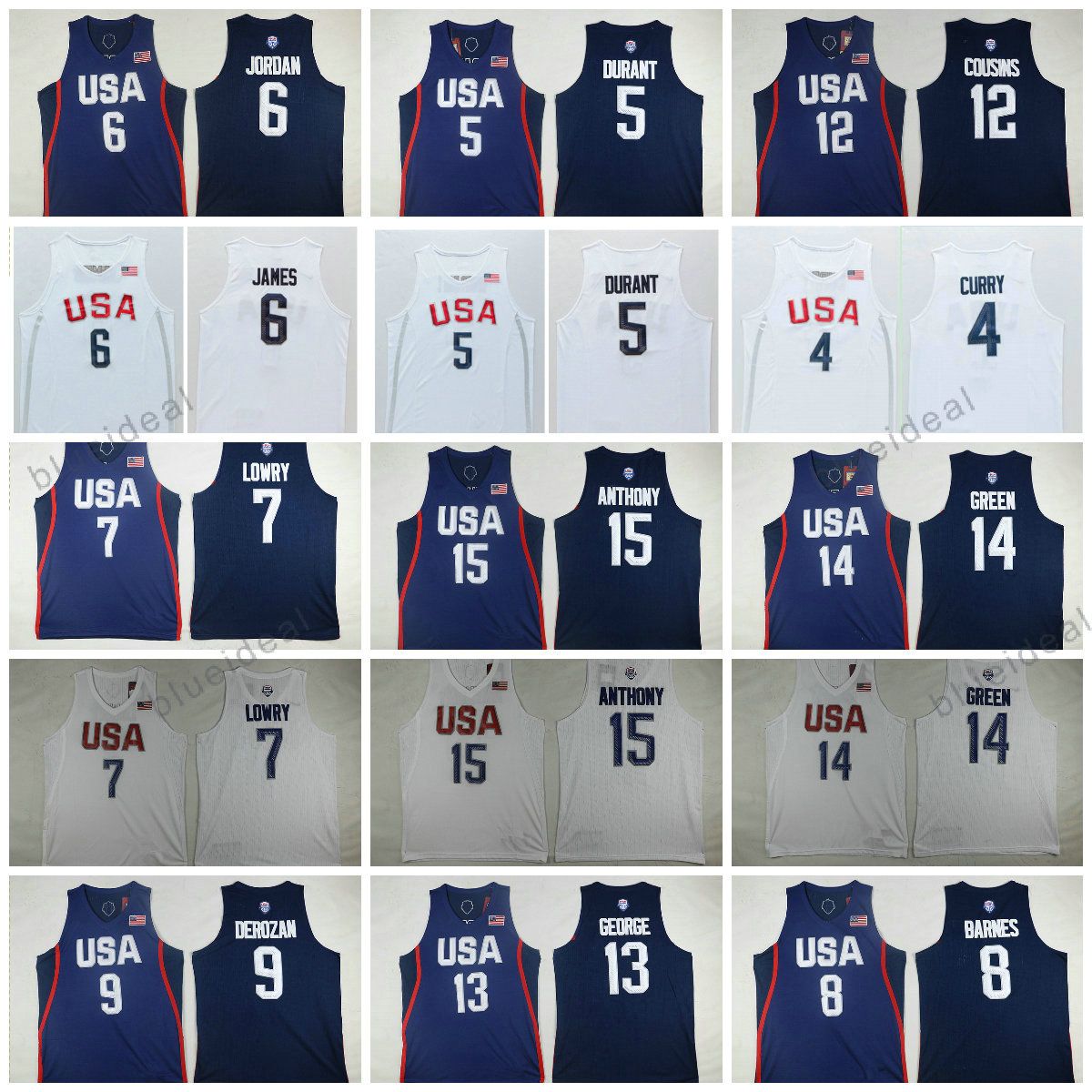 paul george usa jersey 2017
