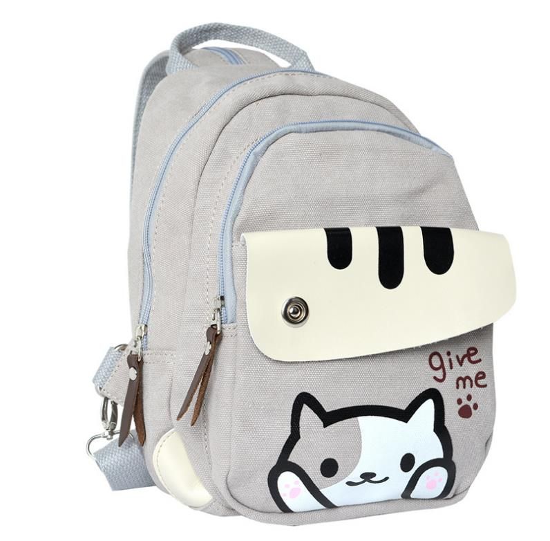 Compra Lindo Juego Japonés Atsume Cat Cat Backyard Impresión Mochila Mujer  Escuela Adolescente Chicas College Casual Mochila En Poliéster Stock Barato  | Entrega Rápida Y Calidad | Es.Dhgate