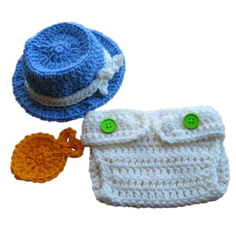 crochet newborn fishing outfit