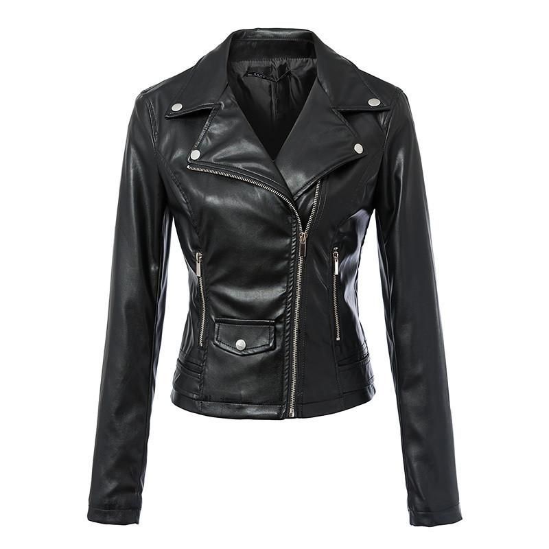women plus size black faux pu leather motorcycle jackets sexy long plus size motorcycle jackets
