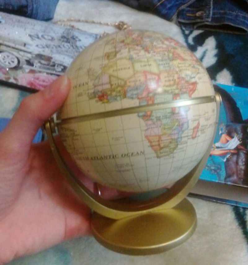 Desktop World Political Globe Tellurion Ornament Office Home Desktop World Political Globe Tellurion Ornament Office Home Decoration Craft Gift For Friend Children Geography Educational Toy