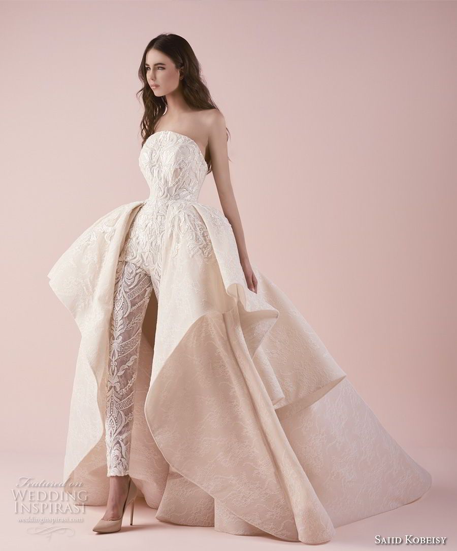jumpsuit with overskirt
