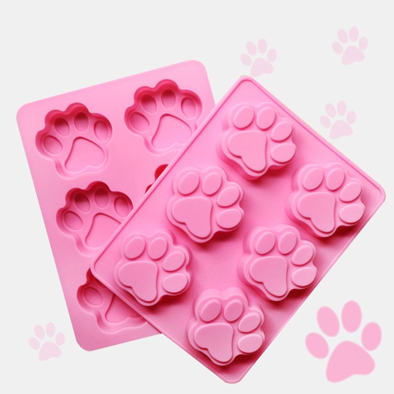2019 Itop Diy Cookie Cat Dog Paw Print Animal Silicone Chocolate