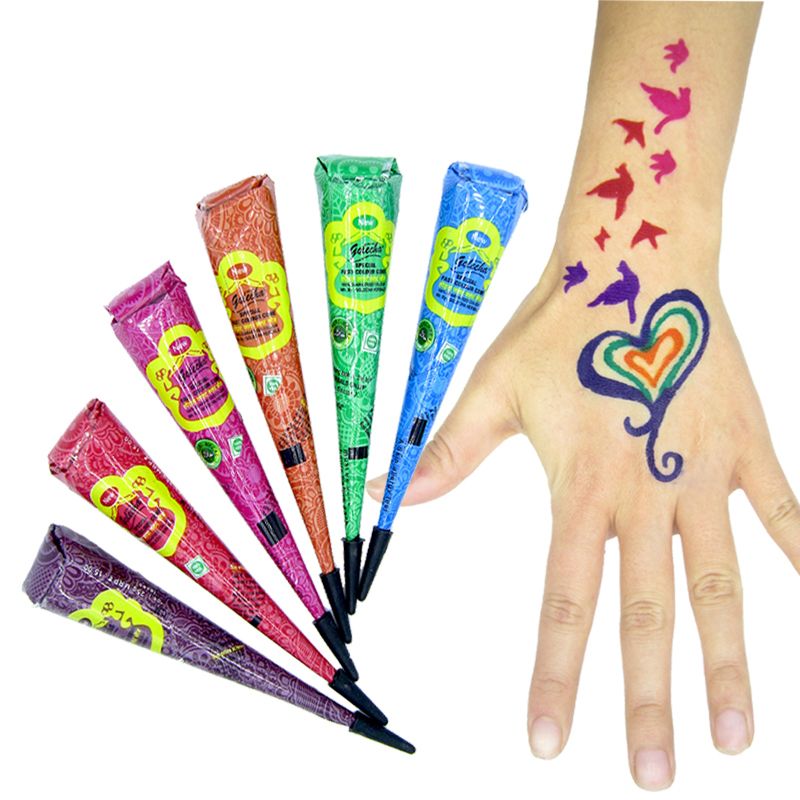 wholesale colored henna tattoo paste cream cones indian mehndi wholesale colored henna tattoo paste cream cones indian mehndi