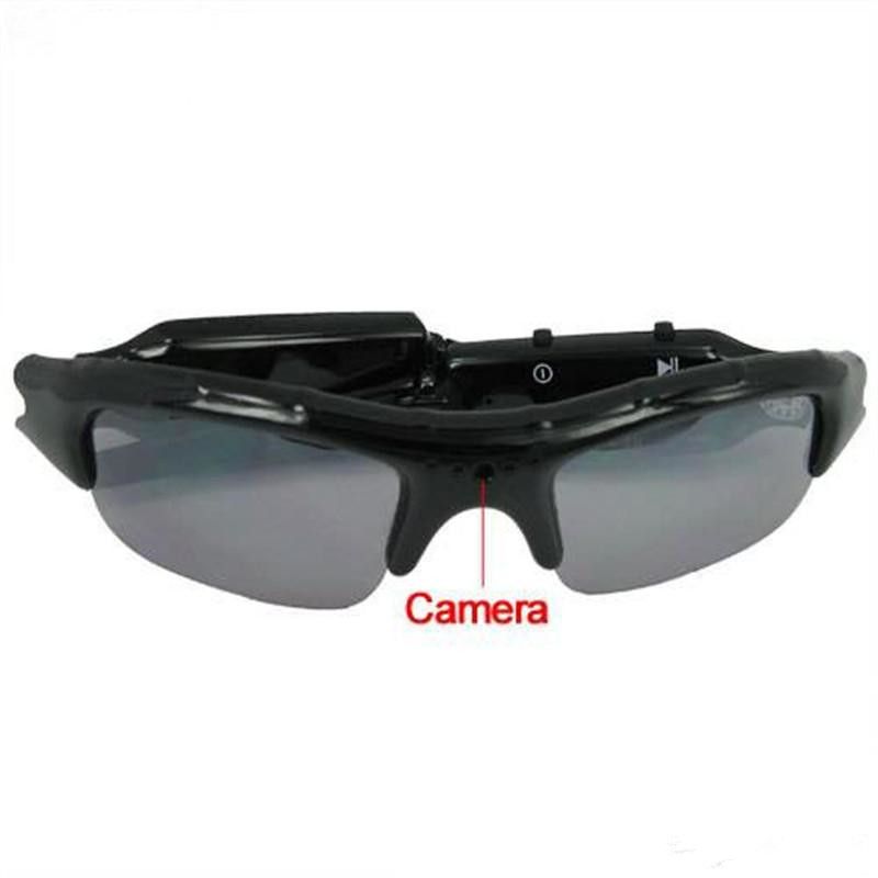 DHL HD Spy Sunglasses Hidden Camera Outdoor Hunting Sports Sun Glasses