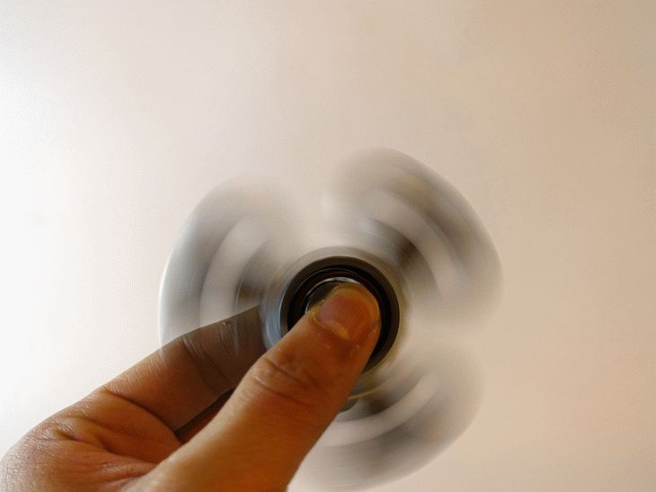 EDC Fid Spinner Toy Finger Spinner Toy Hand Tri Spinner