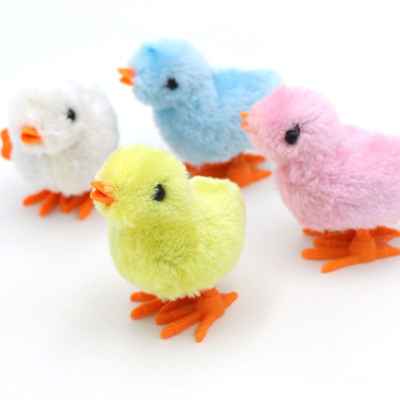 Top Chain Chicken, Clockwork Toy Chicken, Plush Chicken, Cute Toy Baby