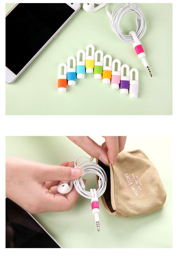 2020 Earphone Cable Winder Cord Organizer Management Bobbin Wrap Digital Cable Protector For