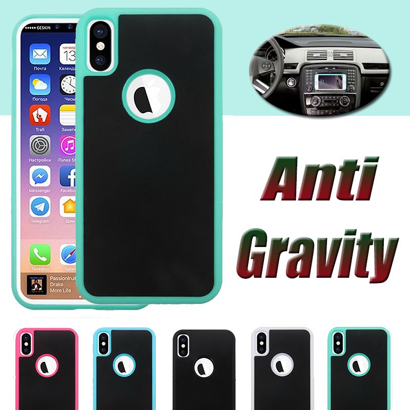 Anti Gravity Case Nano Suction Magic Phone Shell Anti Fall Self Protection Sticky Cover For
