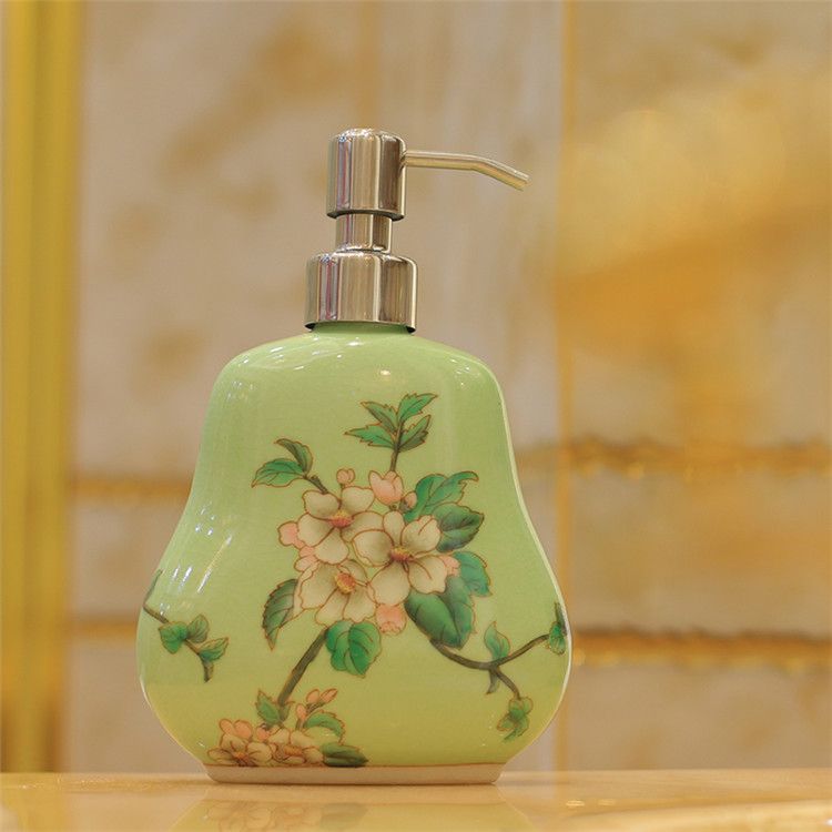 2019 High Quality Soap Dispenser Bottle Hand Painted Pictures