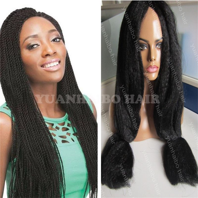 Stocking 20inch Fold Jet Black Kinky Jumbo Braids Black Women