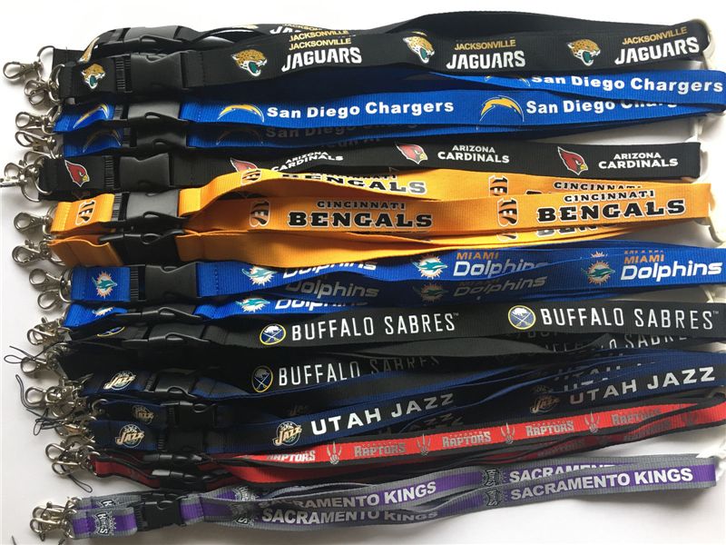TMT Buffalo Sabres Lanyard Blue with Jumbo Logos