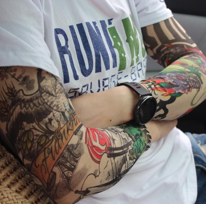 new tattoo sleeves mixed styles arm wearmers cycling protective new tattoo sleeves mixed styles arm wearmers cycling protective
