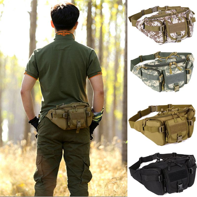 Outdoor Sport Tactical Waist Pack Pouch Camping Hiking Camouflage Fanny ...