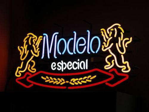 2020 Modelo Especial Double Lions Neon Sign Custom