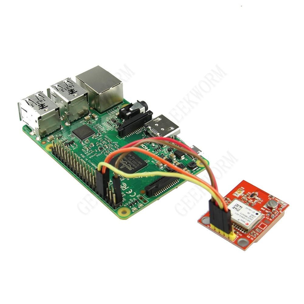 Raspberry Pi 3 GPS Receiver Module For U Blox NEO 6M W/ Ceramic Passive
