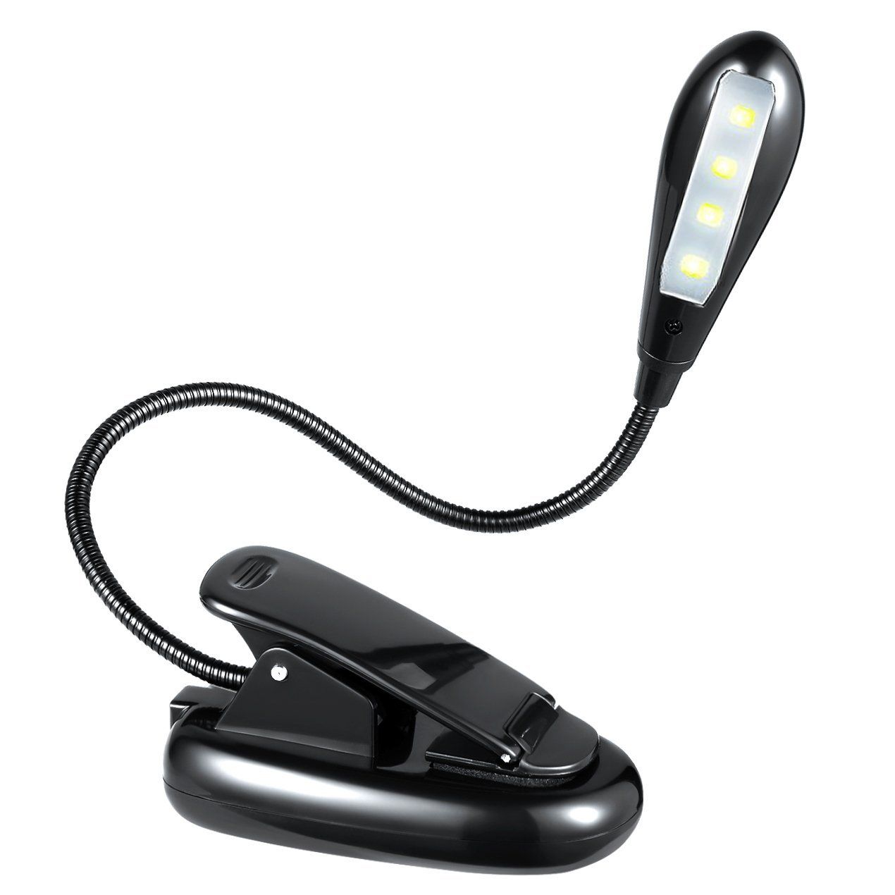 LED-Leselampe mit Clip und wiederaufladbarer USB-Leselampe für Schreibtische