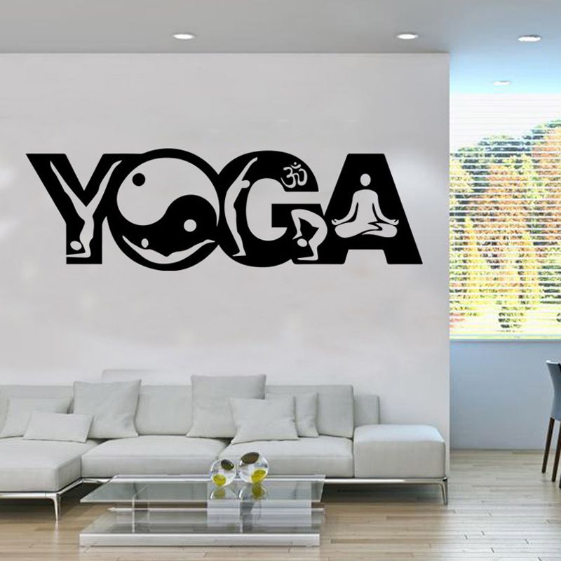 indian buddhism yoga art mural poster wall sticker mandala wall