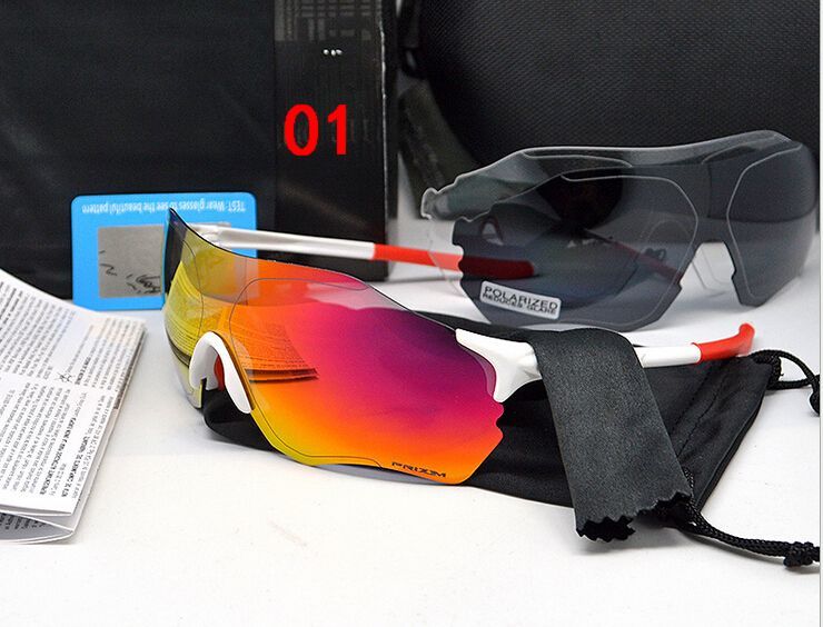 3 Lens Polarized EV ZERO Sunglasses For Men Outdoor Sports Sun Glasses