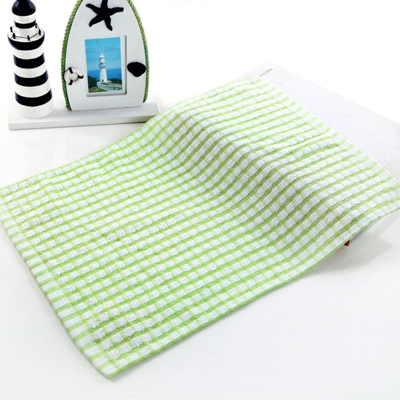 New Kitchen Dish Towels Cotton Soft Microfibre Double-sided Absorbent Non-stick oil Wash Bowl Towels Kitchen Cleaning Cloth 28*40cm WX9-22