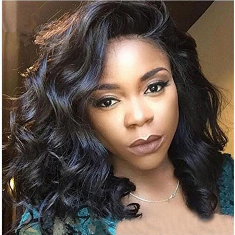 Short Body Wave Lace Frontal Wigs 8a Unprocessed Brazilian Virgin