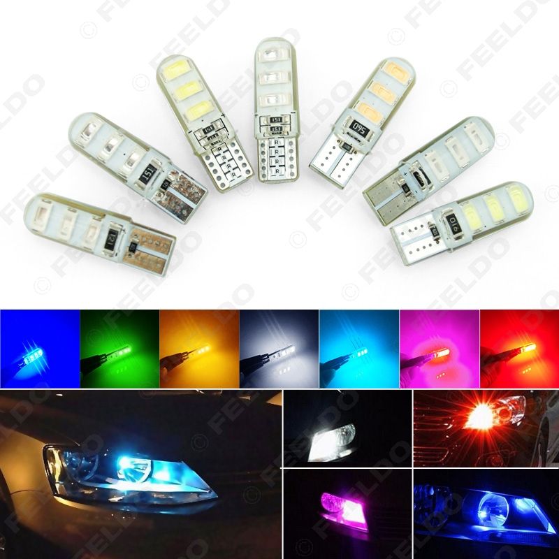 Opel Corsa D White 4-LED Xenon Bright ICE Side Light Beam Bulbs Pair Upgrade