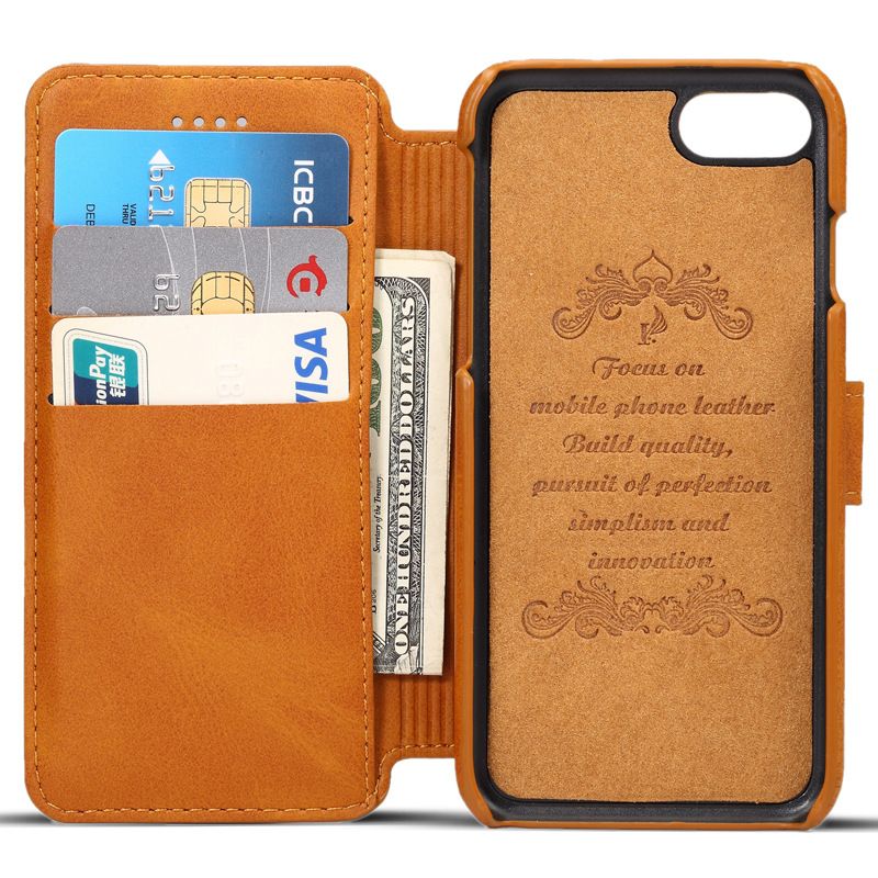 Original Suteni Leather High Quality Wallet Case For Iphone X 8 7 6