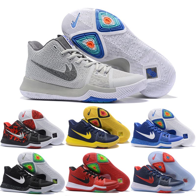 2018 Cheap Kyrie 3 Basketball Shoes Men Women Orange Crossover Huarache Cavs Kyrie Irving 3s III