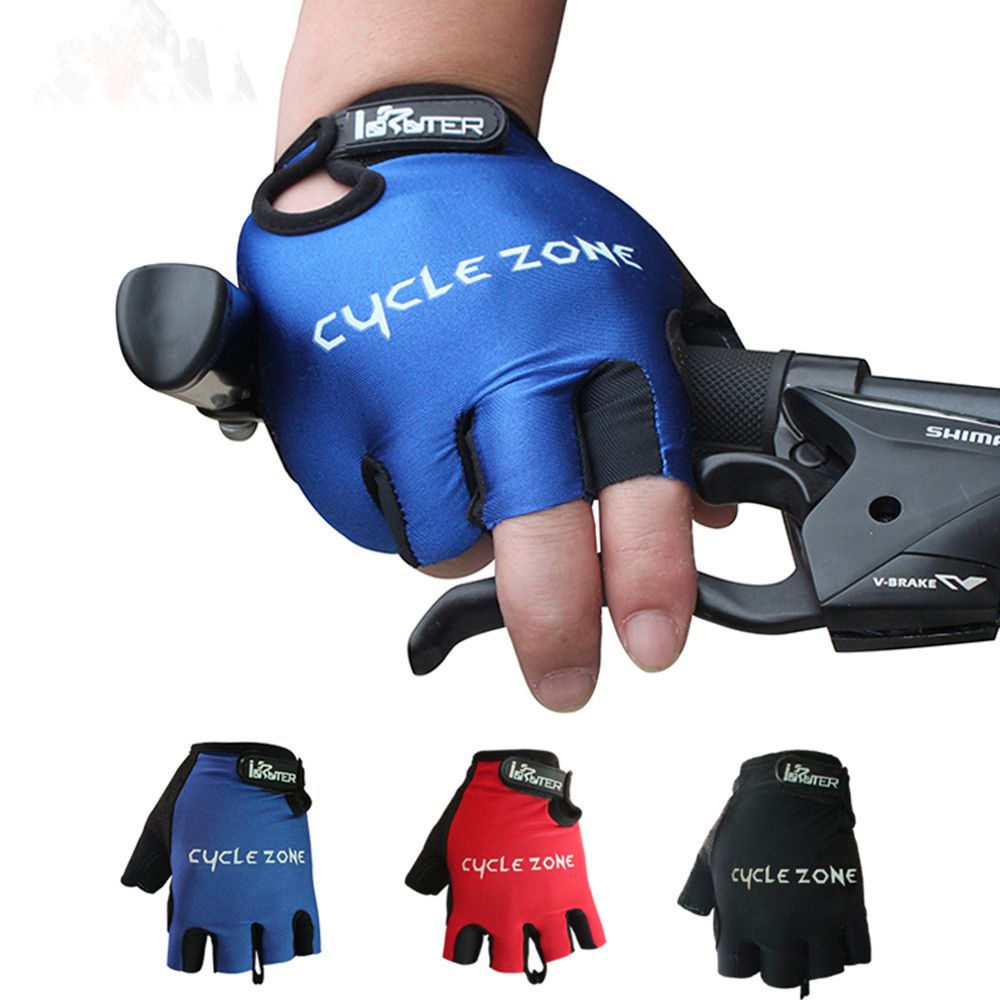 2018 New Bicycle Cycling Gloves Anti Slip Short Finger Glove Cycling Protective Gear Mountain 