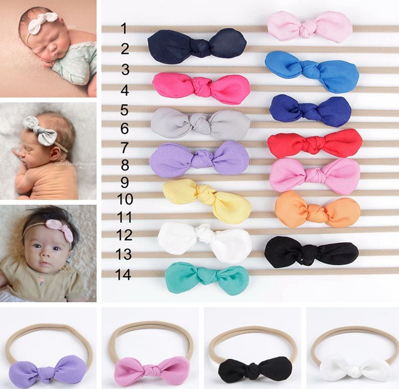 baby girl nylon headbands