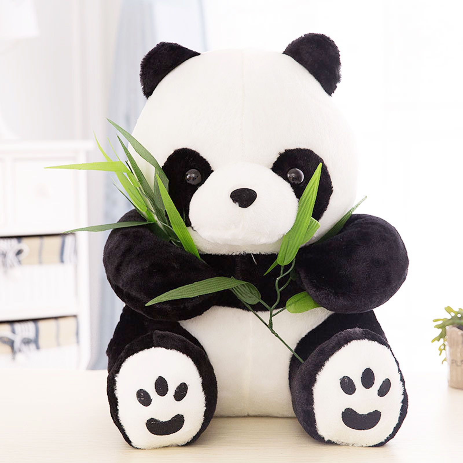 2020 Wholesale Cheap NT Quality Sitting Cute PANDA BEAR Stuffed Animal Plush Soft Cute Toy Doll