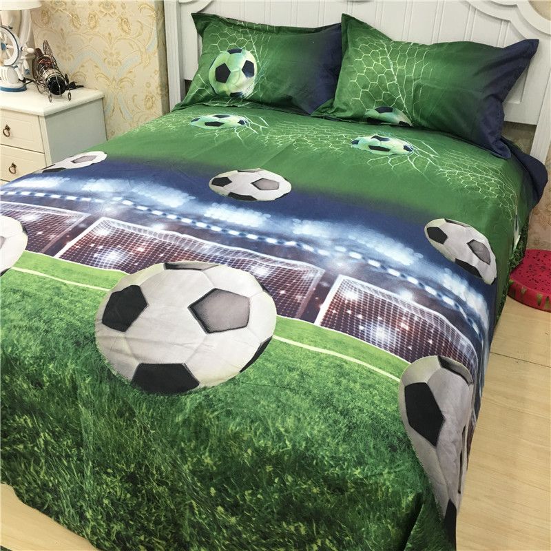 Factory New 3d Soccer Bedding Set Soccer Design Printed Duvet
