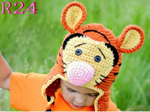 crochet tiger hat