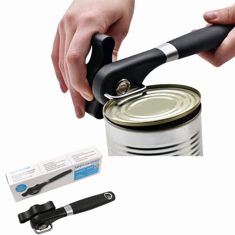 2019 Safety Can Opener Smooth Edge Can Opener With Sharp Cutting Wheel