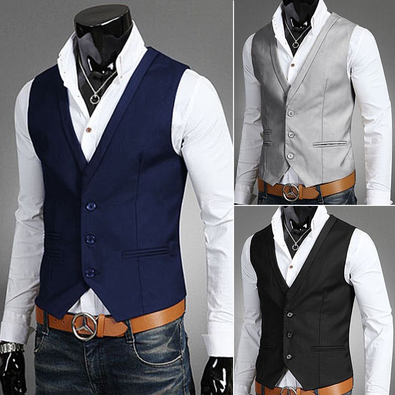 2017 Men Vests Outerwear Mens Casual Suits Slim Fit Stylish Short ... 2017 Men Vests Outerwear Mens Casual Suits Slim Fit Stylish Short ...