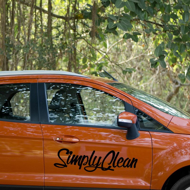 Discount For Simply Clean Sticker Funny Jdm Car Styling Personality Car
