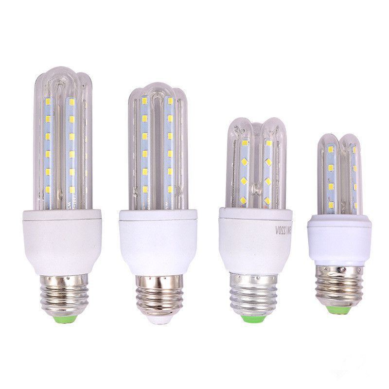 E27 E14 B22 Energy Saving Lamp 2U 3U 4U LED Bulbs Lights 5W 7W 9W 12W