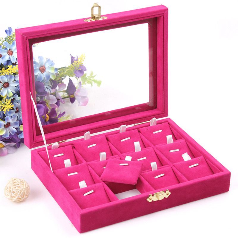 2020 High Quality Jewelry Storage Box Necklace Pendants Case Ring