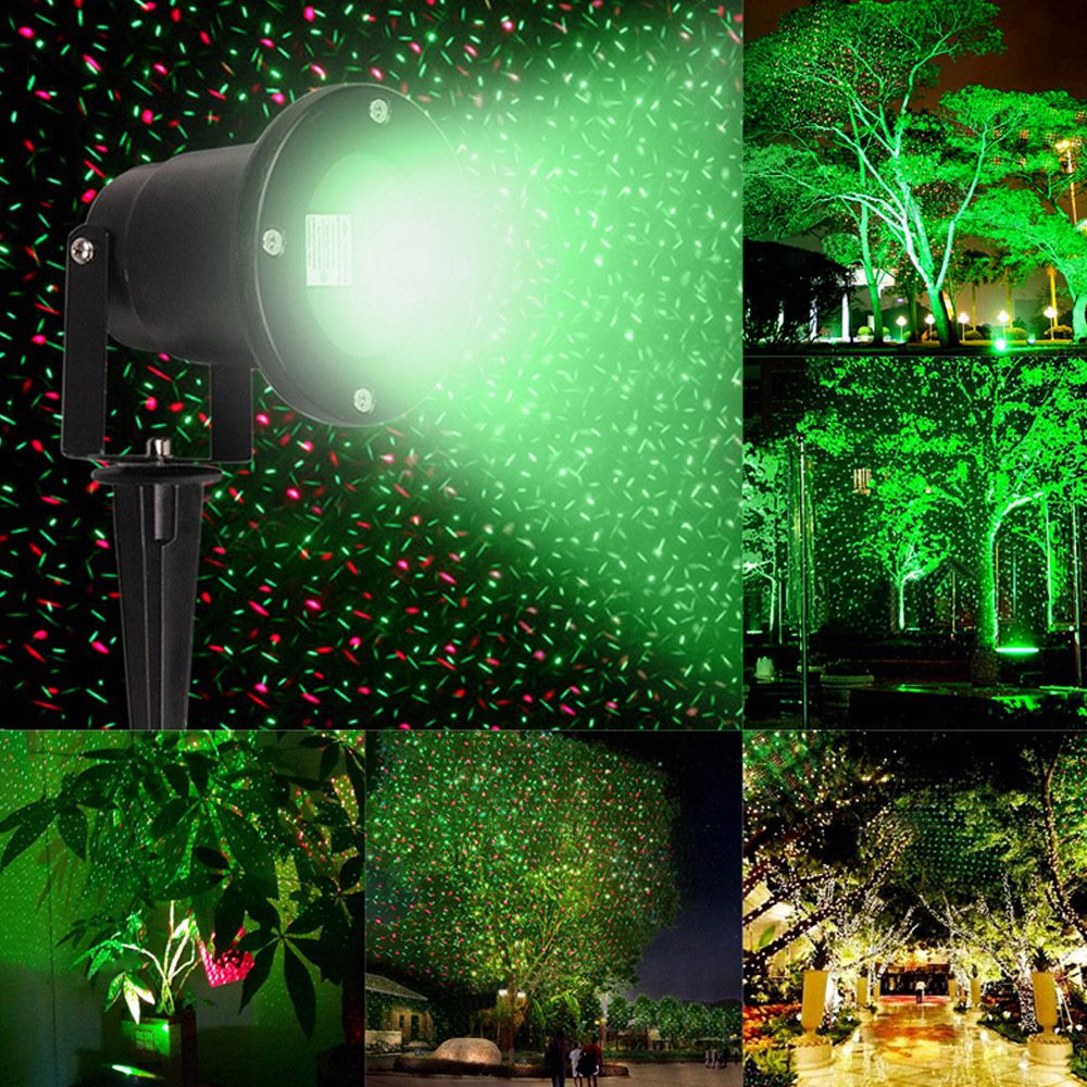 2021 Waterproof Garden Tree Moving Laser Projector LED Stage Light