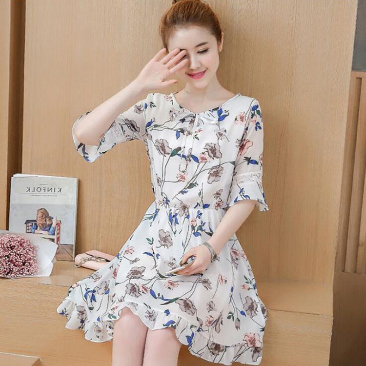 Floral Chiffon Dress