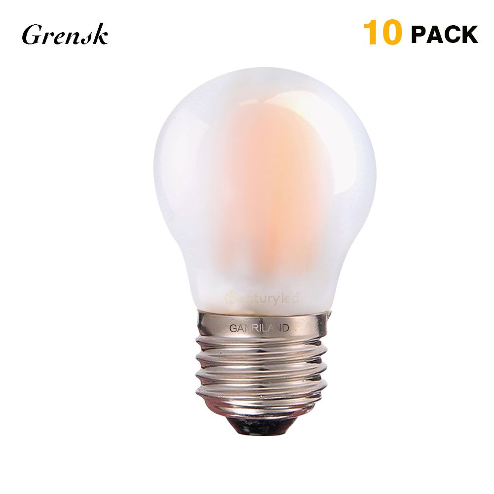 Edison Led Filament Bulb G45 Frosted Class Shape 4w 2700k Globe Edison Led Filament Bulb G45 Frosted Class Shape 4w 2700k Globe Light E26 E27 Base Decorative Lamp Dimmable Bulbs Gu10 Candelabra From