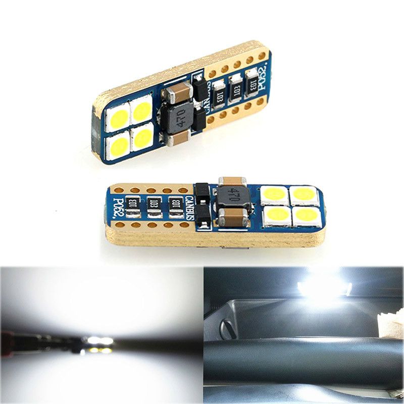 D'énergie Plaque T10 Brancher De D'immatriculation Voiture Lumière Haute Faible Led Liseuse Largeur Super Température Consommation Ampoule TlcK35u1JF