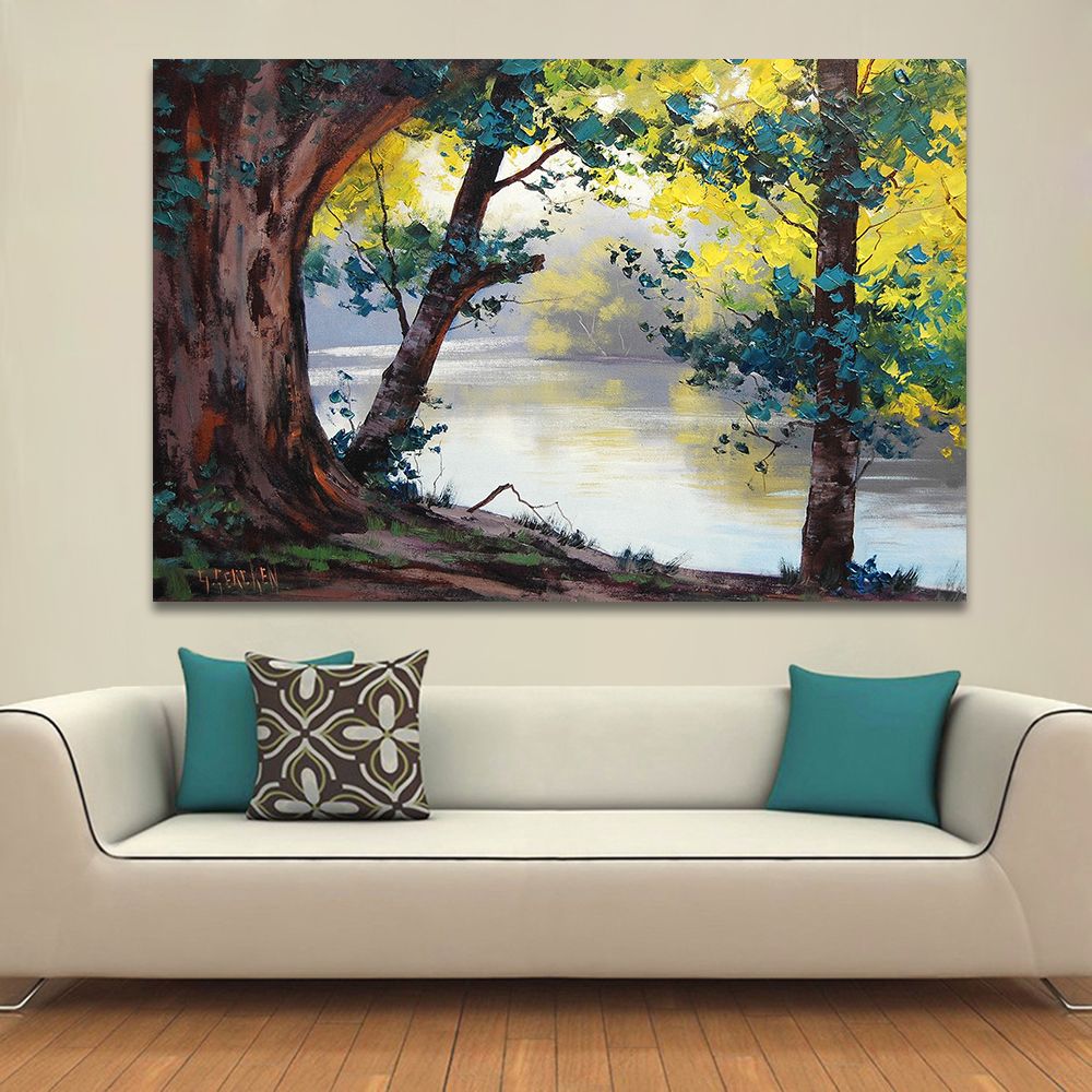 2019 Landscape Painting  Home Decor  Wall  Pictures For 