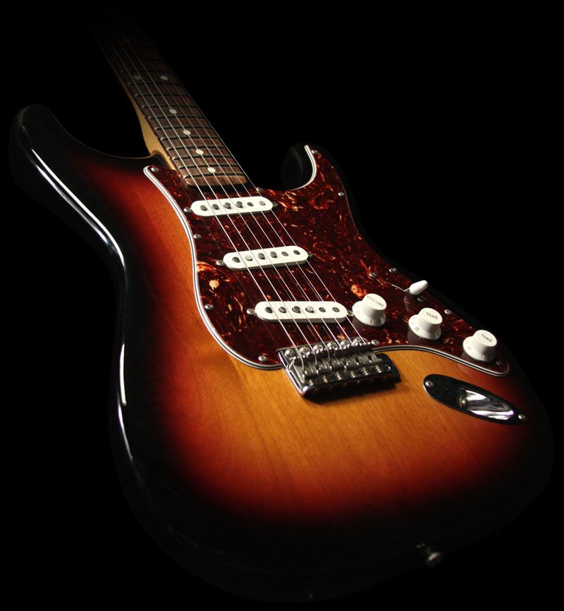 Custom Shop Brown St John Mayer Strat Ocaster 3 Ts Three Tone Sunburst Electric Guitar Red Tortoise Pickguard Chrome Vintage Kluson Tuners Green Custom Shop Brown St John Mayer Strat Ocaster 3 Ts Three Tone Sunburst Electric Guitar Red Tortoise Pickguard Chrome Vintage Kluson Tuners Green