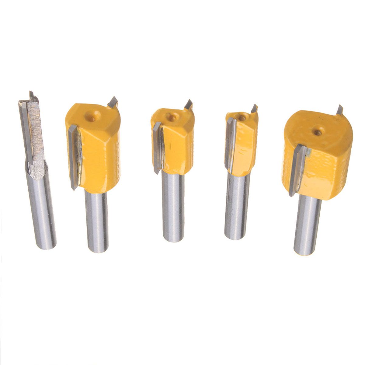 2021 1/4 Inch Shank Straight And Dado Router Bit Set Trimming Cutter