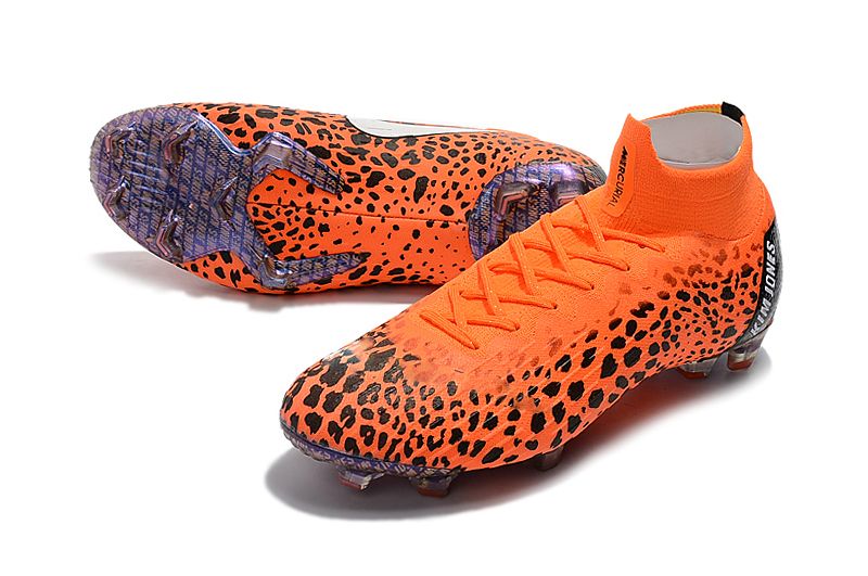 leopard print soccer cleats