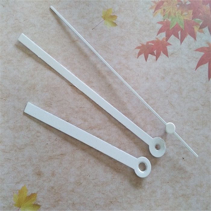 Wholesale Long Metal White Clock Hands Repair Clock Accessories For DIY Wall Clock Kits White